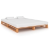 vidaXL Estructura cama de palets madera maciza pino marrón 140x200 cm