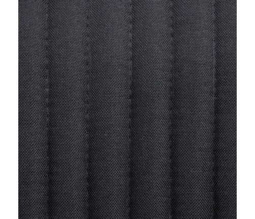 Sillas de comedor 4 unidades tela negras