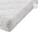 vidaXL Cama con colchón cuero sintético blanco 120x200 cm