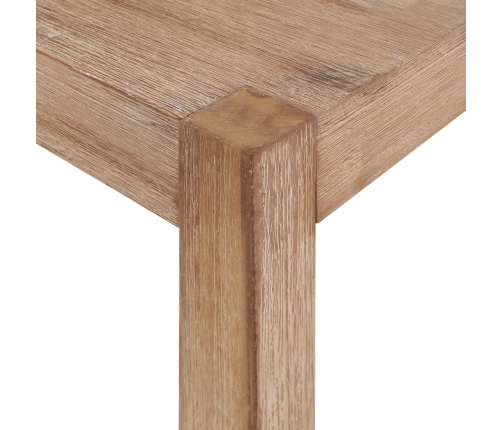 Juego de comedor 7 piezas madera maciza de acacia