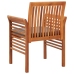 Sillas de comedor jardín 2 uds con cojines madera maciza acacia