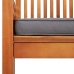 Sillas de comedor jardín 2 uds con cojines madera maciza acacia
