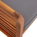 Sillas de comedor jardín 2 uds con cojines madera maciza acacia