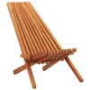 vidaXL Sillón plegable de exterior madera de acacia maciza