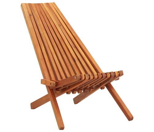 vidaXL Sillón plegable de exterior madera de acacia maciza