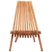 Sillón plegable de exterior madera de acacia maciza