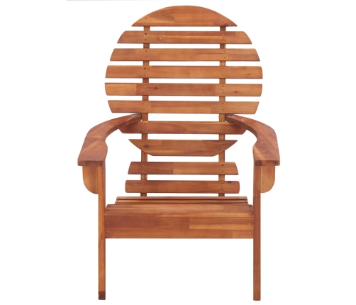 Silla Adirondack madera maciza de acacia