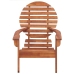 Silla Adirondack madera maciza de acacia