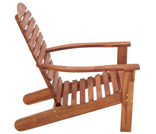 Silla Adirondack madera maciza de acacia