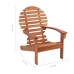 Silla Adirondack madera maciza de acacia