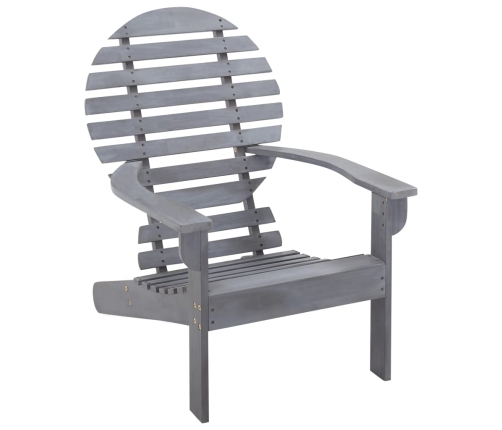 vidaXL Silla Adirondack madera maciza de acacia gris