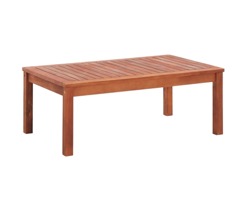 Juego de muebles de jardín 4 piezas madera maciza de acacia