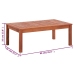 Juego de muebles de jardín 4 piezas madera maciza de acacia