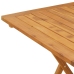 vidaXL Mesa plegable de jardín de madera maciza de acacia 70x70x75 cm