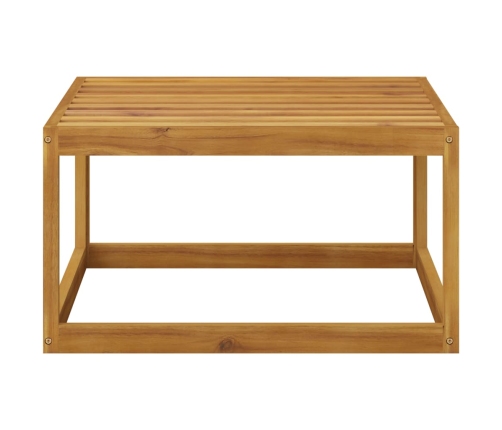Juego muebles de jardín y cojines 5 piezas madera maciza acacia