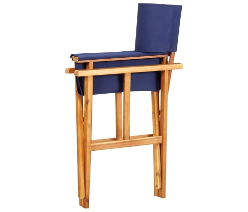 Silla de director madera maciza de acacia azul