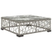 Set de muebles de jardín 6 pzas y cojines ratán sintético gris