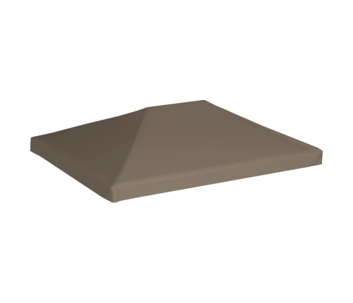 Toldo de cenador gris topo 310 g/m² 3x3 m