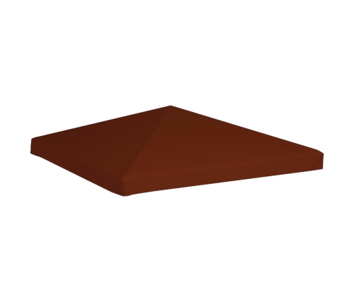 Toldo de cenador terracota 310 g/m² 3x3 m