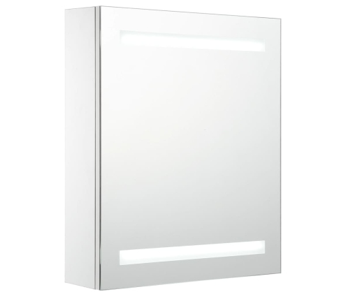 Mueble de baño con espejo LED 50x13,5x60 cm