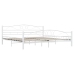 Estructura de cama de metal blanca 200x200 cm