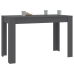 Mesa de comedor de aglomerado gris 120x60x76 cm