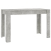 Mesa de comedor de madera de ingeniería gris 120x60x76 cm