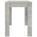 Mesa de comedor de madera de ingeniería gris 120x60x76 cm