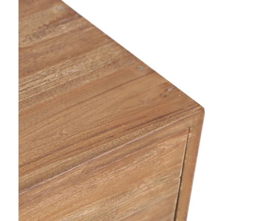 vidaXL Mesita de noche madera de teca maciza 40x35x55 cm