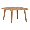 Mesa de centro de jardín madera maciza de acacia 60x60x36 cm