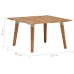 Mesa de centro de jardín madera maciza de acacia 60x60x36 cm