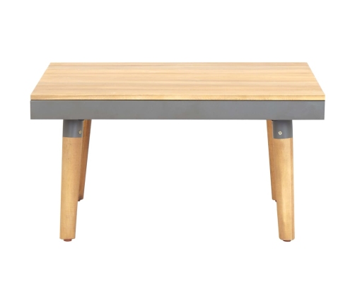 vidaXL Mesa de centro de jardín madera maciza de acacia 60x60x31,5 cm