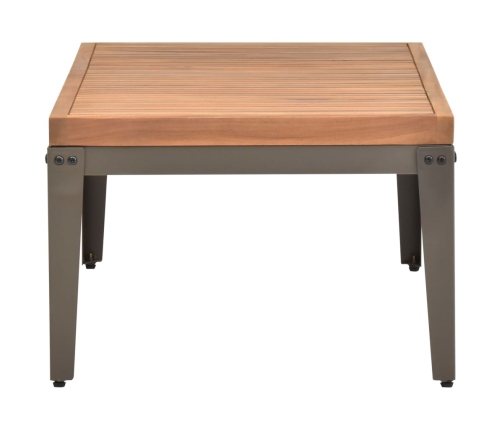 vidaXL Mesa de centro de jardín madera maciza de acacia 110x55x36 cm