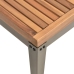 vidaXL Mesa de centro de jardín madera maciza de acacia 110x55x36 cm