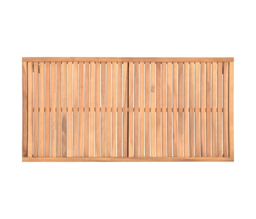 vidaXL Mesa de centro de jardín madera maciza de acacia 110x55x36 cm