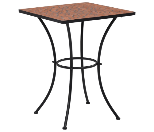 Mesa de mosaico para cafetería cerámica terracota 60 cm