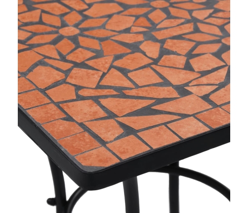 Mesa de mosaico para cafetería cerámica terracota 60 cm