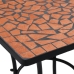 Mesa de mosaico para cafetería cerámica terracota 60 cm