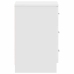 Mesitas de noche 2 uds madera contrachapada blanco 38x35x56 cm