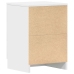 Mesitas de noche 2 uds madera contrachapada blanco 38x35x56 cm