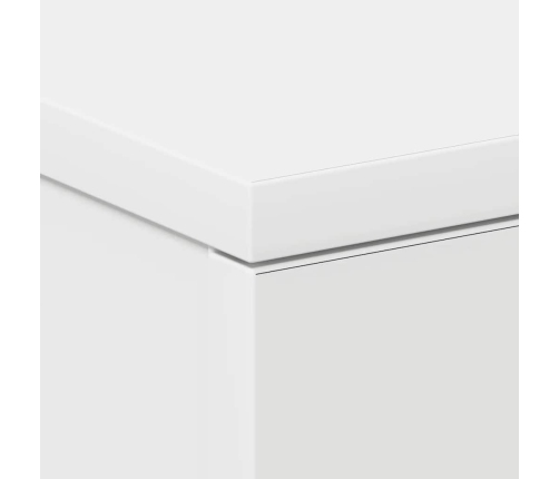 Mesitas de noche 2 uds madera contrachapada blanco 38x35x56 cm