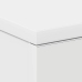 Mesitas de noche 2 uds madera contrachapada blanco 38x35x56 cm