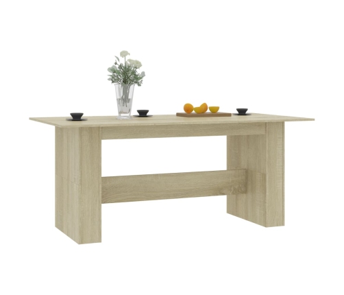 Mesa de comedor madera de ingeniería roble Sonoma 180x90x76 cm