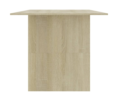 Mesa de comedor madera de ingeniería roble Sonoma 180x90x76 cm