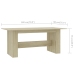 Mesa de comedor madera de ingeniería roble Sonoma 180x90x76 cm