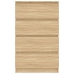 Aparador madera contrachapada color roble Sonoma 60x35x98,5 cm