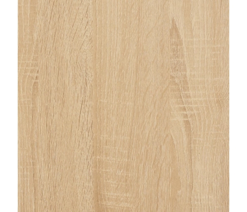 Aparador madera contrachapada color roble Sonoma 60x35x98,5 cm