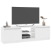 Mueble para TV madera contrachapada blanco 120x30x35,5 cm