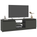 Mueble para TV de aglomerado gris 120x30x35,5 cm