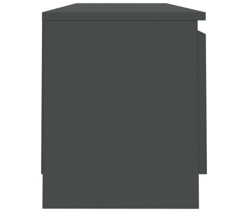 vidaXL Mueble para TV de aglomerado gris 120x30x35,5 cm